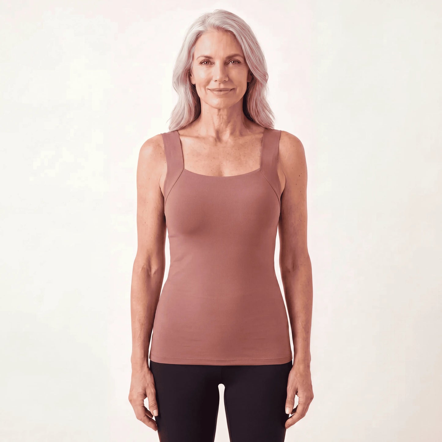 Tank with Built-In Bra