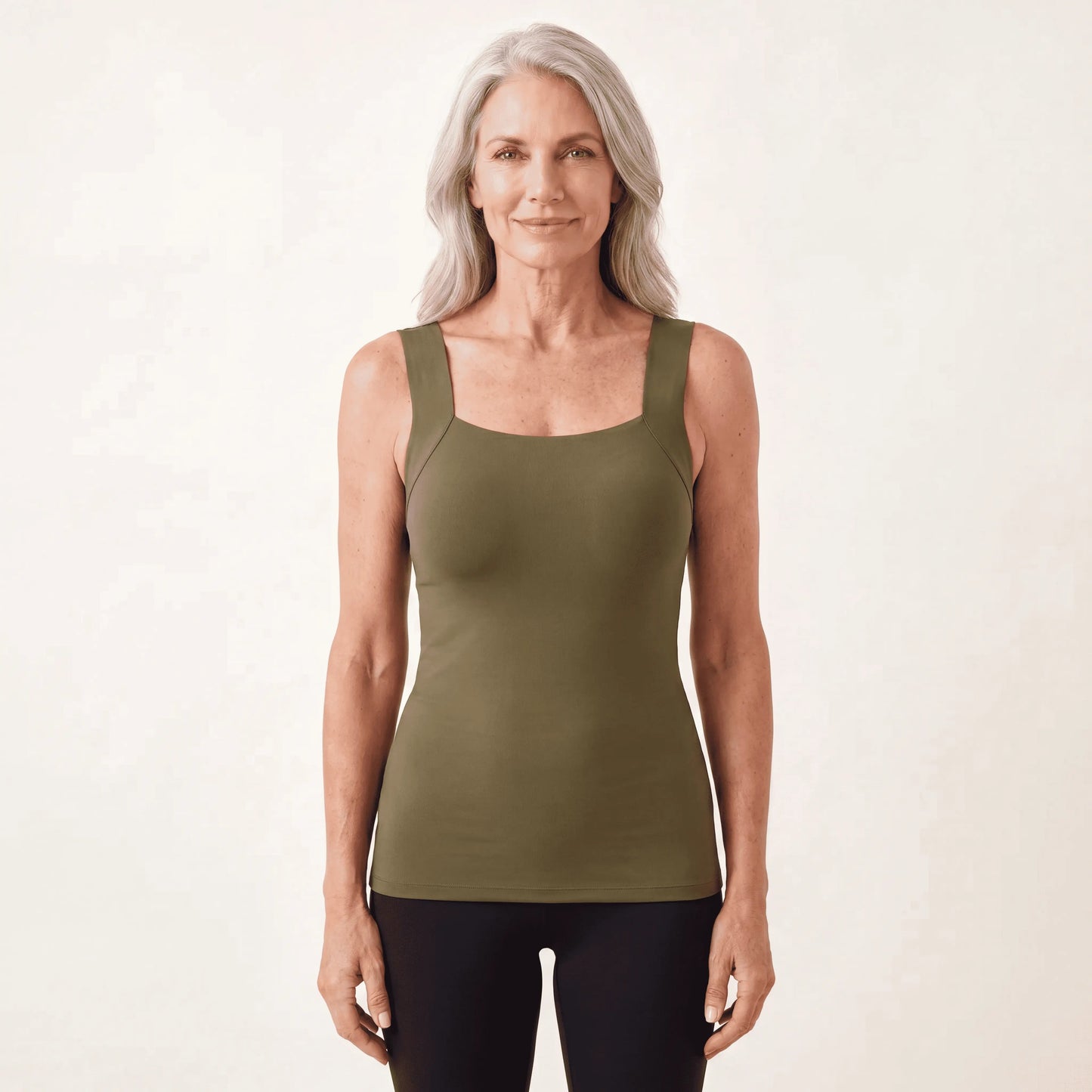 Tank with Built-In Bra