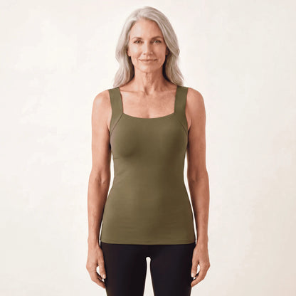 Tank with Built-In Bra