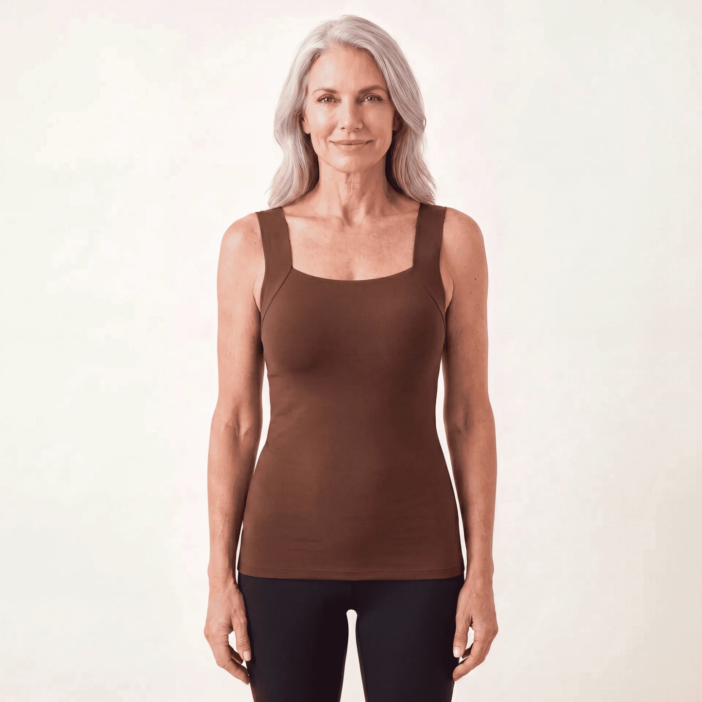 Tank with Built-In Bra