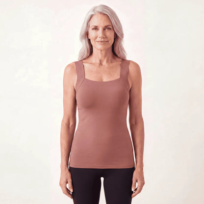 Tank with Built-In Bra