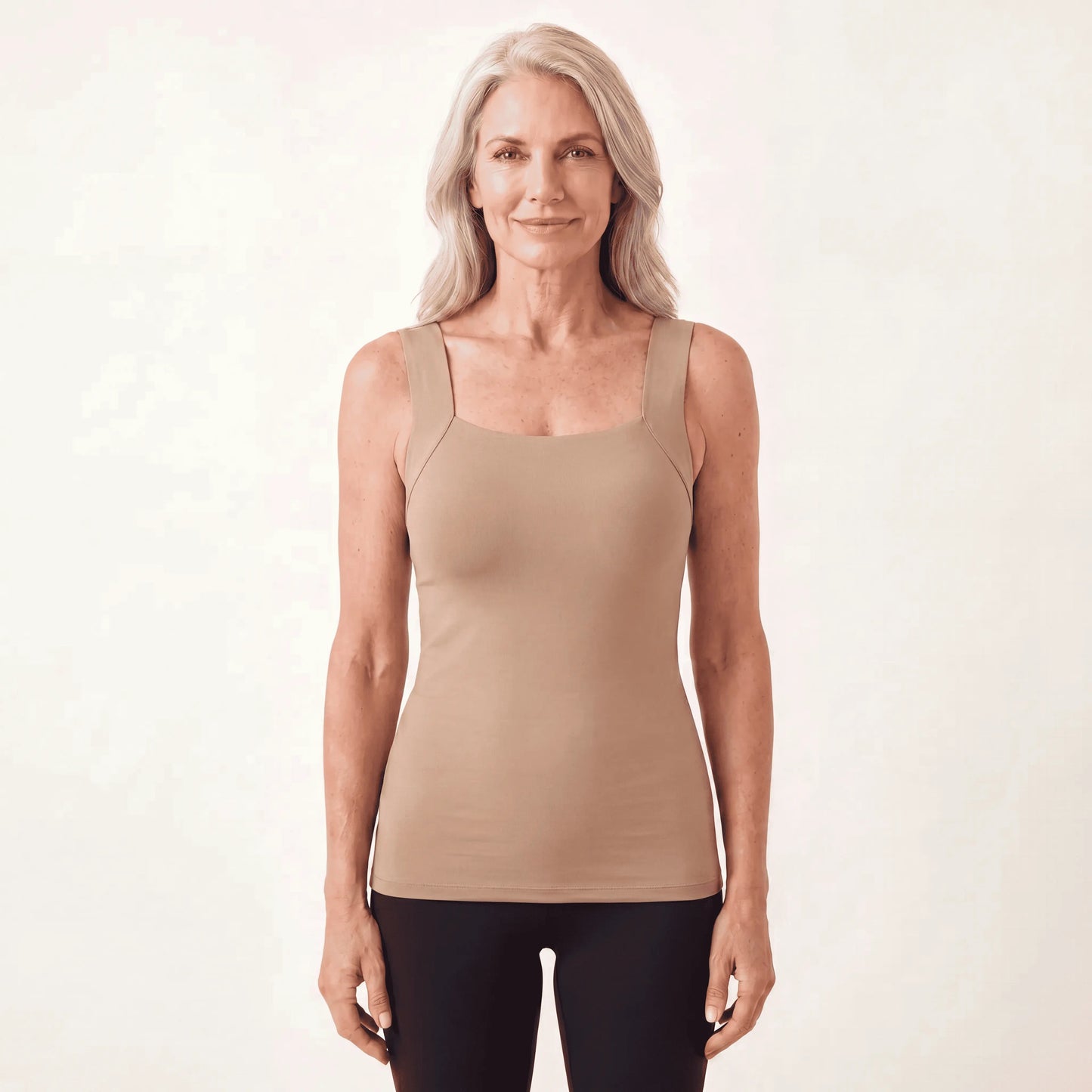 Tank with Built-In Bra