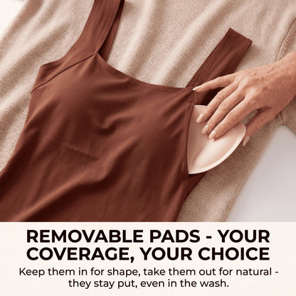 Tank with Built-In Bra