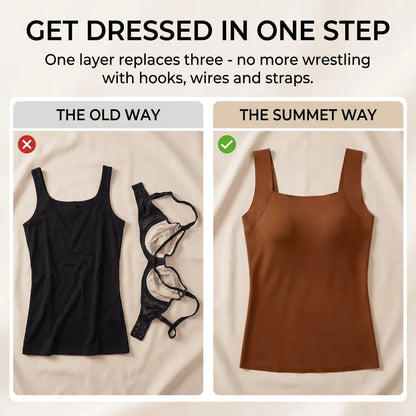 Tank with Built-In Bra